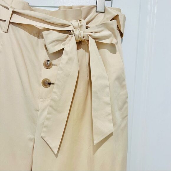 Antonio Melani Women's Trouser High Rise Wide Leg Paperbag Belted Wait Sz. 12 - Picture 5 of 11